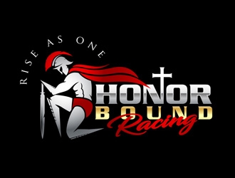 HonorBound Racing logo design by DreamLogoDesign