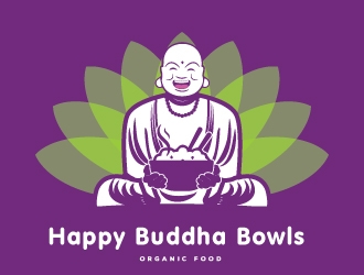 Happy Buddha Bowls logo design by emberdezign
