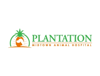 Plantation Midtown Animal Hospital logo design by gipanuhotko
