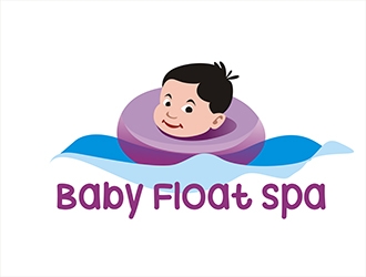 Baby Float Spa logo design by gitzart
