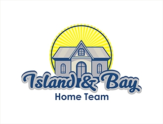 Island & Bay Home Team   (home team is smaller) logo design by gitzart
