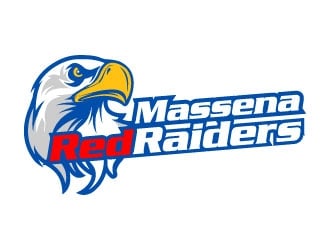 Massena Red Raiders logo design by daywalker