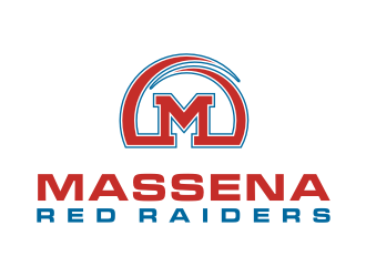 Massena Red Raiders logo design by rizqihalal24
