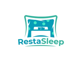 Resta Sleep or Dormair or Comfier Sleep logo design by Eliben