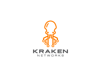 Kraken Networks logo design by emyouconcept