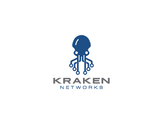 Kraken Networks logo design by emyouconcept