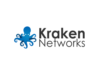 Kraken Networks logo design by mikael