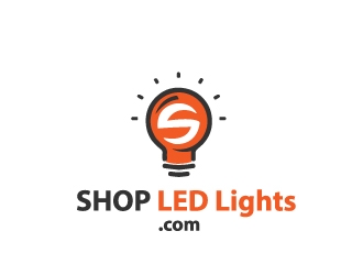 Shop LED Lights.com logo design by samuraiXcreations