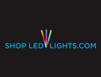 Shop LED Lights.com logo design by savana