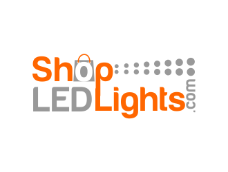 Shop LED Lights.com logo design by kopipanas