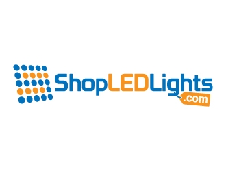 Shop LED Lights.com logo design by jaize