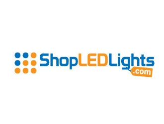 Shop LED Lights.com logo design by jaize