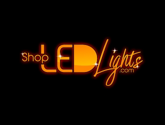Shop LED Lights.com logo design by Aelius
