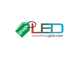 Shop LED Lights.com logo design by Greenlight