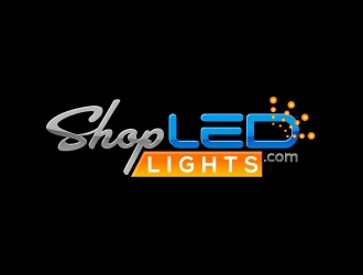 Shop LED Lights.com logo design by aRBy