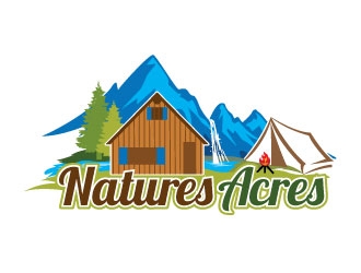Natures Acres logo design by Gaze
