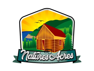 Natures Acres logo design by dshineart