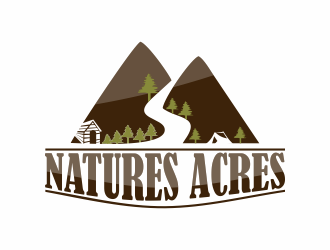 Natures Acres logo design by haidar