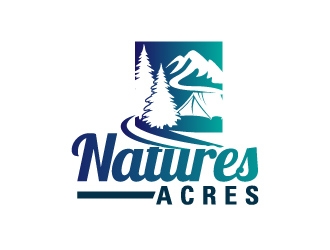 Natures Acres logo design by usashi