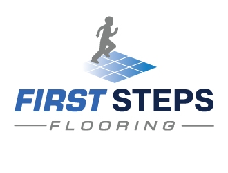 First Steps Flooring logo design by corneldesign77