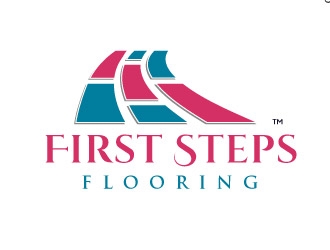 First Steps Flooring logo design by Muhammad_Abbas