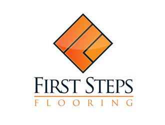 First Steps Flooring logo design by kunejo