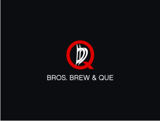 Bros. Brew & Que logo design by Adundas