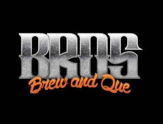 Bros. Brew & Que logo design by Kejs01