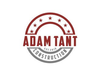 Adam Tant Construction logo design by bricton