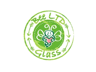 Bee LTD Glass logo design by uttam