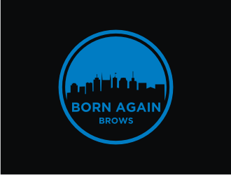 BORN AGAIN BROWS logo design by Franky.