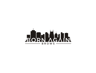 BORN AGAIN BROWS logo design by ndaru