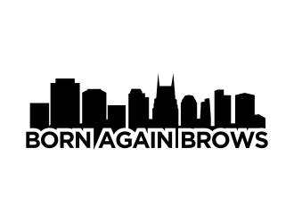 BORN AGAIN BROWS logo design by RIANW