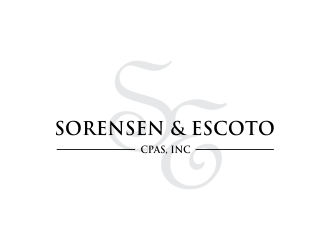Sorensen & Escoto, CPAs, Inc. logo design by Girly
