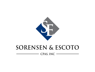 Sorensen & Escoto, CPAs, Inc. logo design by Girly