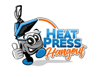 Heat Press Hangout logo design by veron