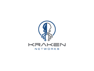 Kraken Networks logo design by emyouconcept