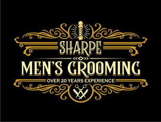 Sharpe Mens Grooming logo design by haze