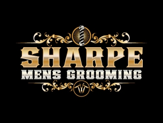 Sharpe Mens Grooming logo design by karjen