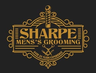 Sharpe Mens Grooming logo design by shere