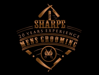 Sharpe Mens Grooming logo design by samuraiXcreations