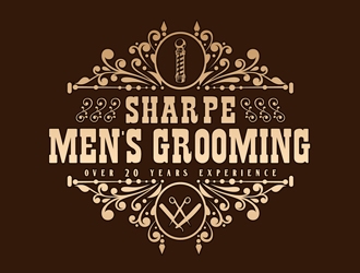 Sharpe Mens Grooming logo design by DreamLogoDesign