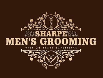 Sharpe Mens Grooming logo design by DreamLogoDesign