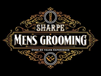 Sharpe Mens Grooming logo design by daywalker
