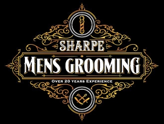 Sharpe Mens Grooming logo design by daywalker