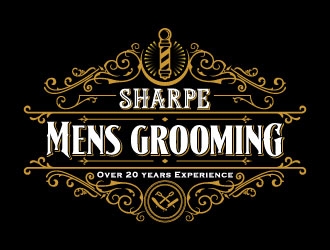 Sharpe Mens Grooming logo design by daywalker