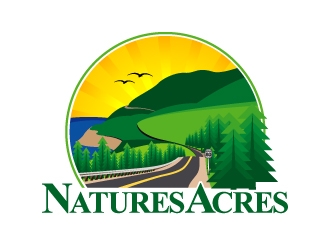 Natures Acres logo design by dshineart