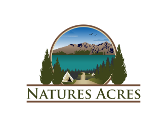 Natures Acres logo design by Kruger