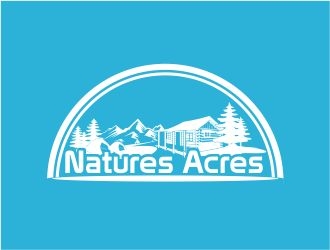 Natures Acres logo design by 6king
