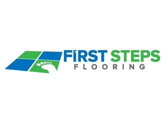 First Steps Flooring logo design by jaize